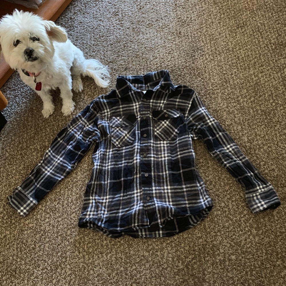 Faded Glory boys flannel size large 10/12